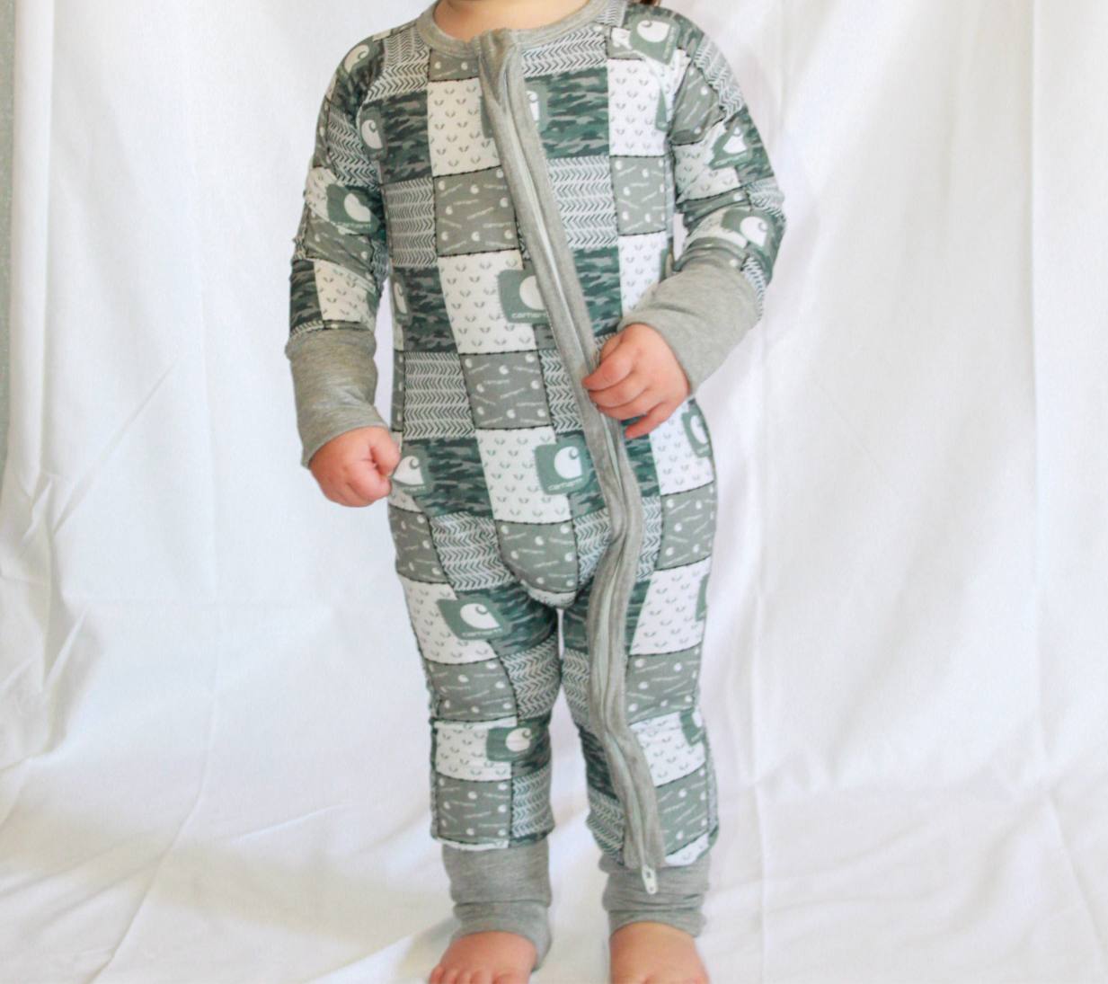 Gray Gender Neutral Zippy