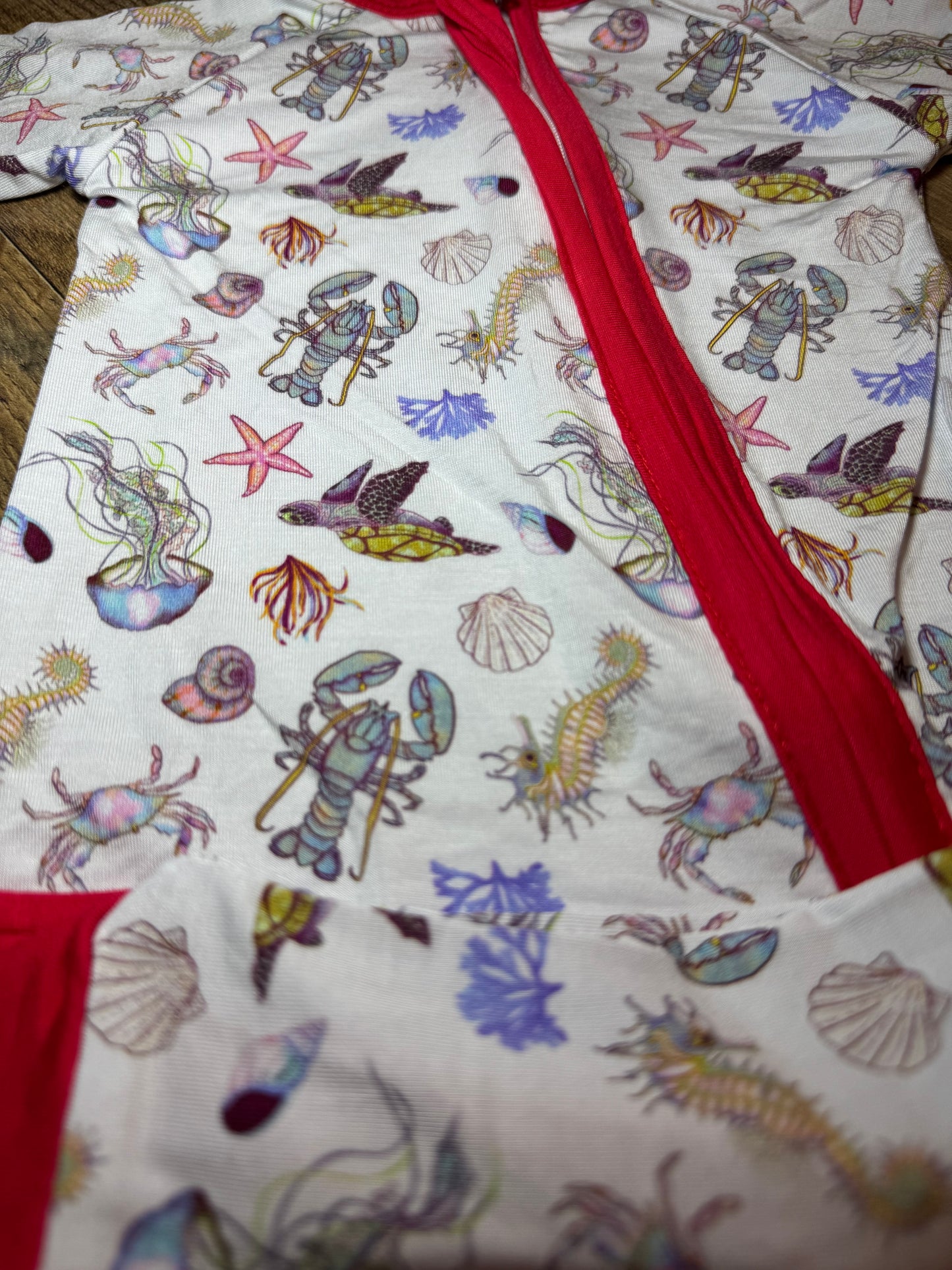 Sea Creatures Bamboo Zippy