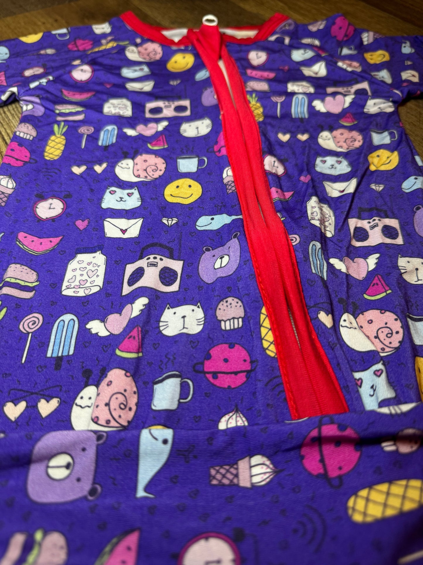 “Purple Party” 12-18 Bamboo Zippy