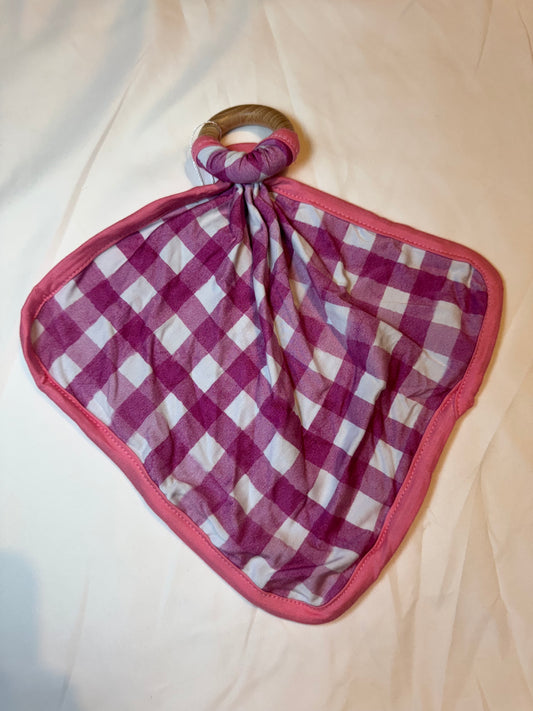 Pink Checkered Lovey