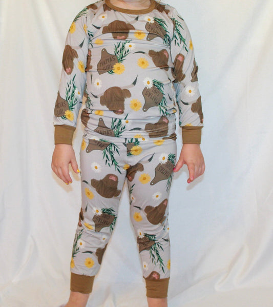 MAMAS GIRL 2pc pajama set