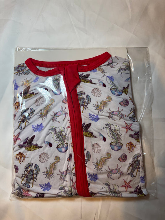 Sea Creatures Bamboo Zippy