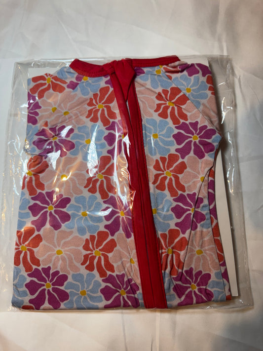 Colorful Bright Floral 0-3 Bamboo Zippy Sleeper