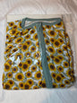 Teal & Sunflower Girls 18-24 Bamboo Zippy